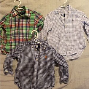 Polo Ralph Lauren Boys button down (3) size 2T